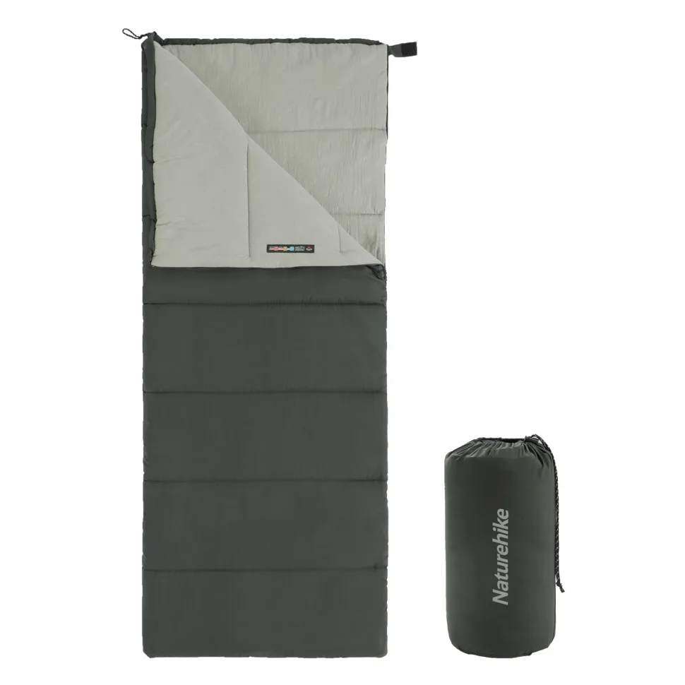Спальний мішок Naturehike поліестер 190х75 см графіт