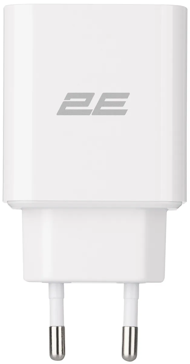 Зарядний пристрій мережевий 2E 20Вт USB-C PD, білий