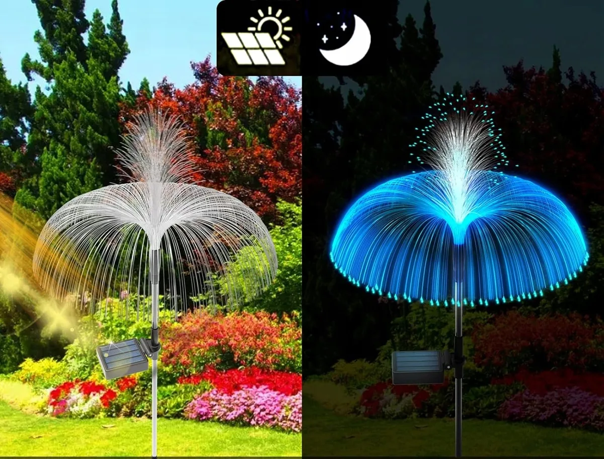Садовая солнечная LED-лампа SuperLED 81 см Пластик RGB Ассорти