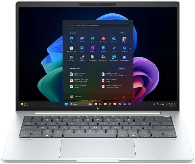 Ноутбук HP EliteBook 8-G1a 14" WUXGA IPS Touch, AMD R5-340, 32GB, F1TB, UMA, Win11P, серебристый.