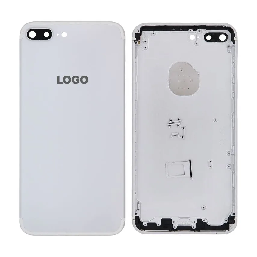 Корпус Apple iPhone 7 Plus Original Quality 5,5 дюйм срібний з тримачем SIM-карти та кнопками