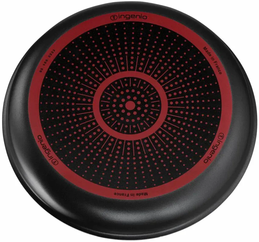 Набір посуду Tefal алюміній 10 предметів чорний