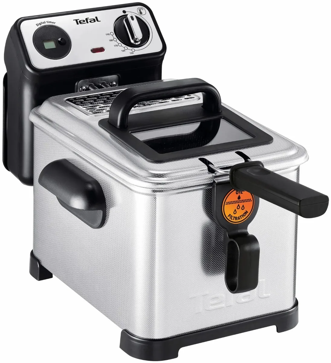 Фритюрниця Tefal нержавіюча сталь 3 л 2400 Вт чорна