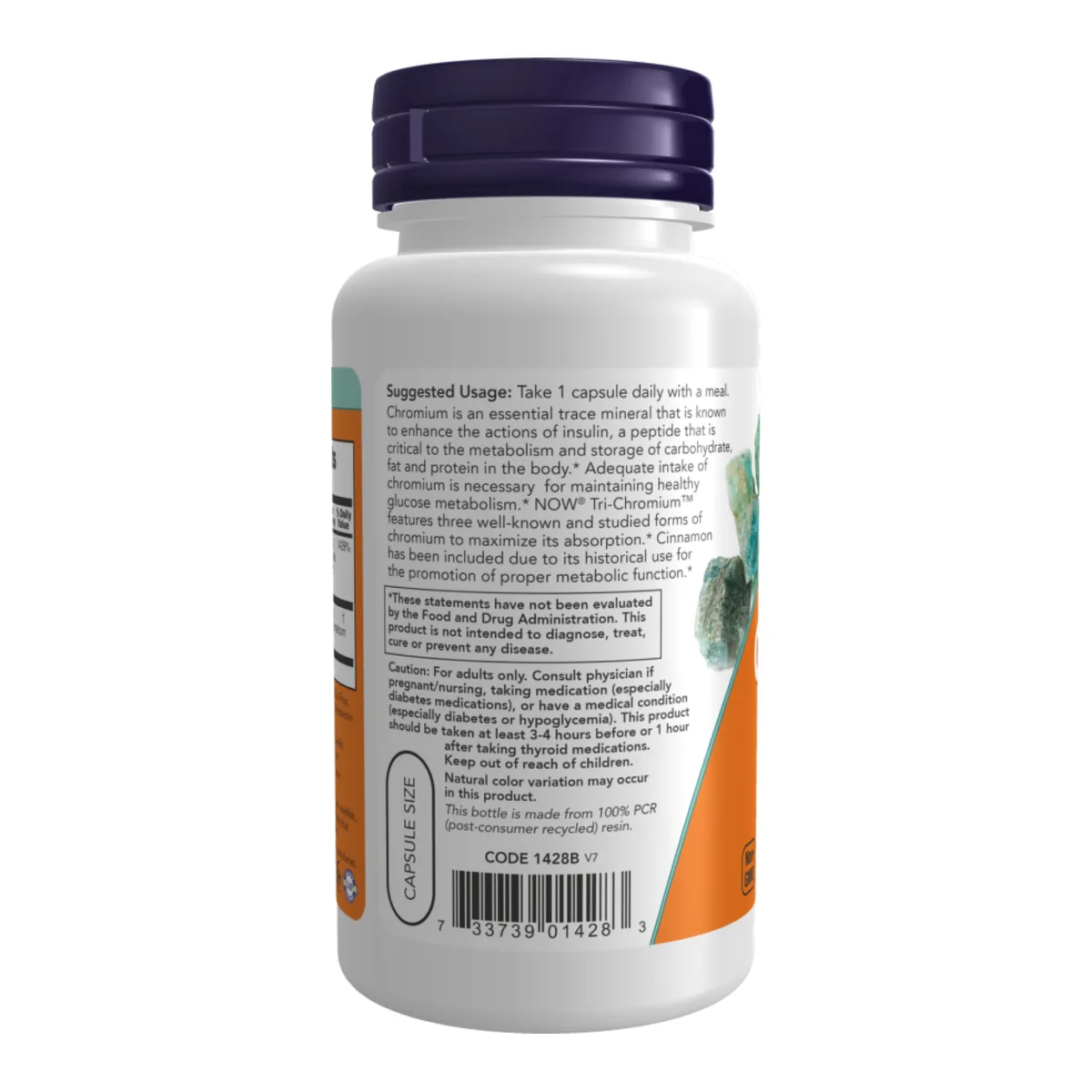 Tri-Chromium 500 мкг NOW Foods вегетарианские капсулы 180 шт