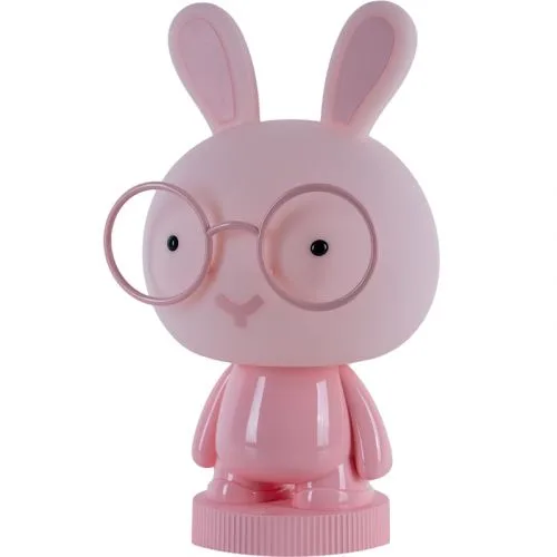 Светильник-ночник LED с аккумулятором Bunny розовый.