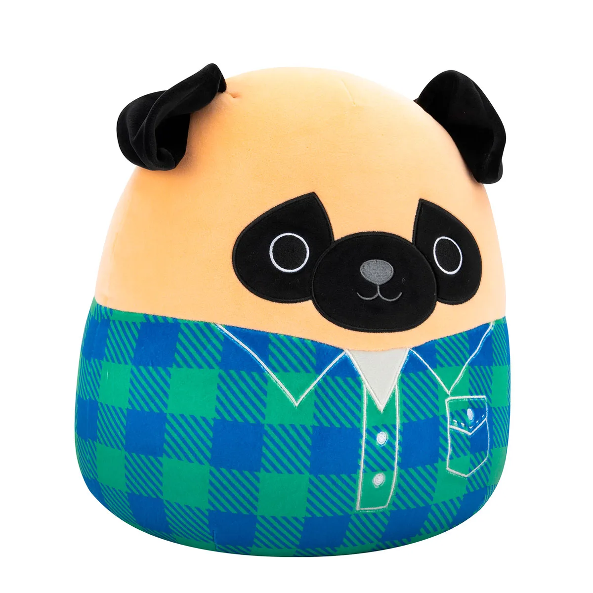 М'яка іграшка Squishmallows поліестер 30 см Мопс Принц