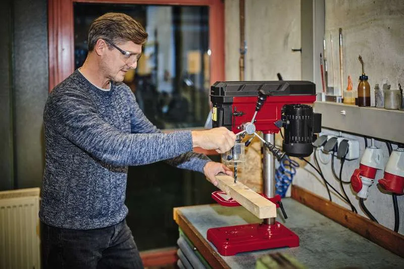 Свердлильний верстат Einhell 500 Вт 9 швидкостей для точного свердління отворів з патроном 13 мм