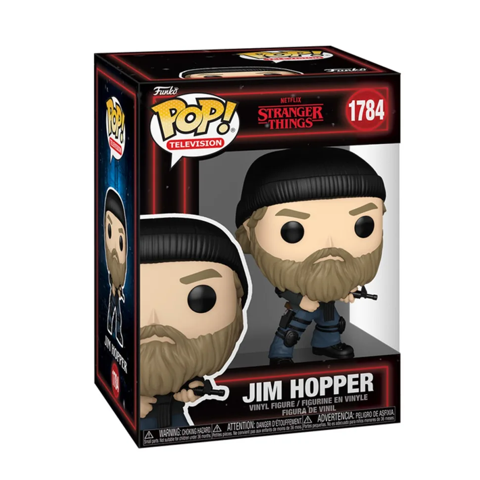 Ігрова фігурка Funko Вініл 9,6 см Джим Хоппер Чібі Червоний