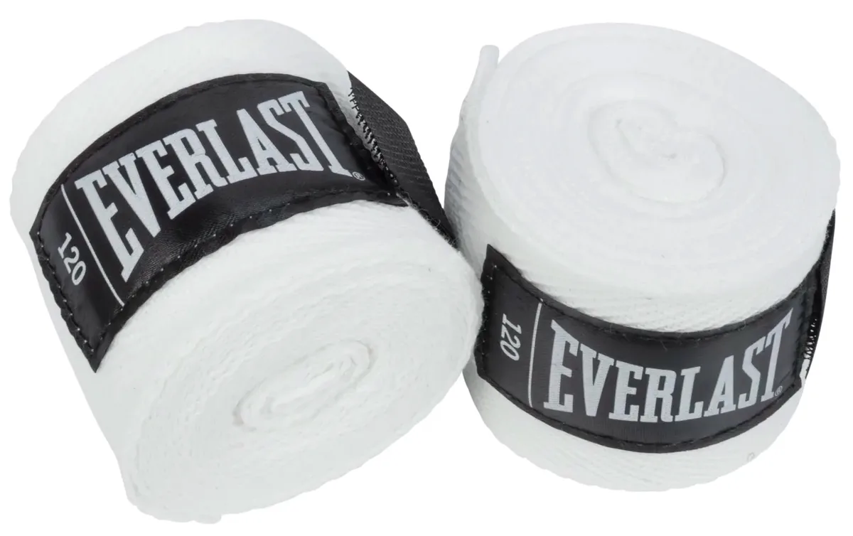 Бинти Everlast нейлон 120 см білий унісекс