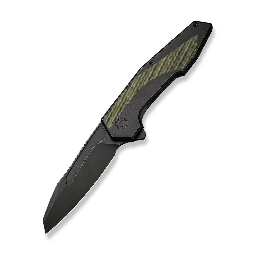 Нож складной Civivi 14C28N 93,9 мм G10 черный зеленый