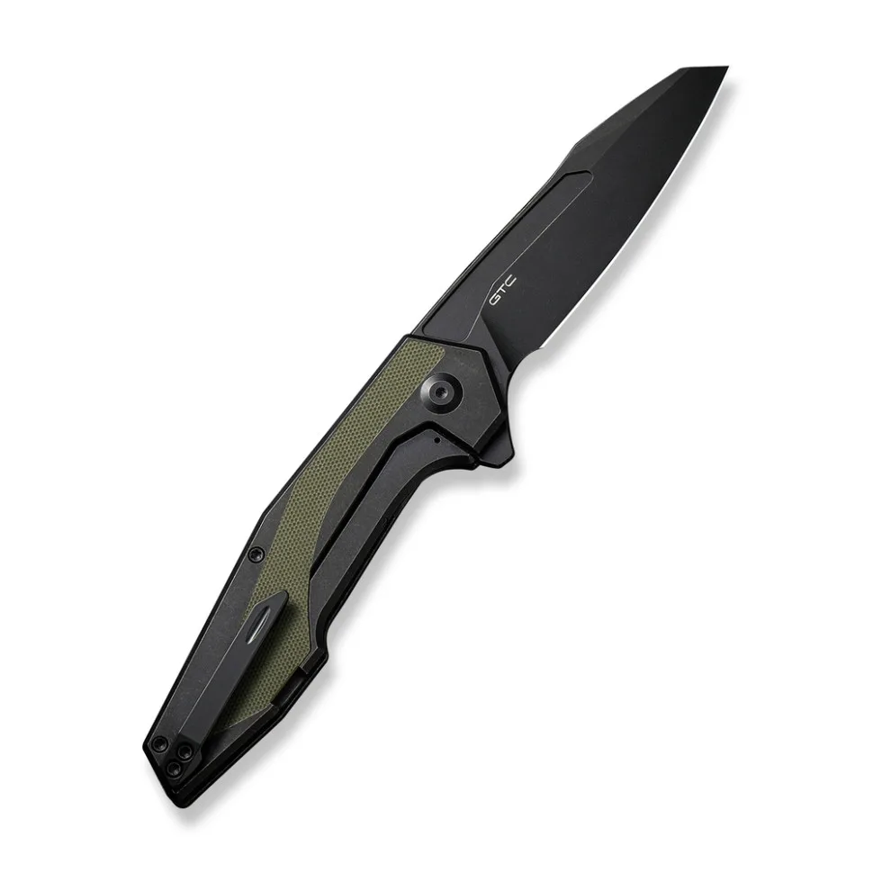 Нож складной Civivi 14C28N 93,9 мм G10 черный зеленый