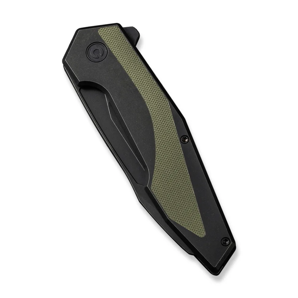 Нож складной Civivi 14C28N 93,9 мм G10 черный зеленый