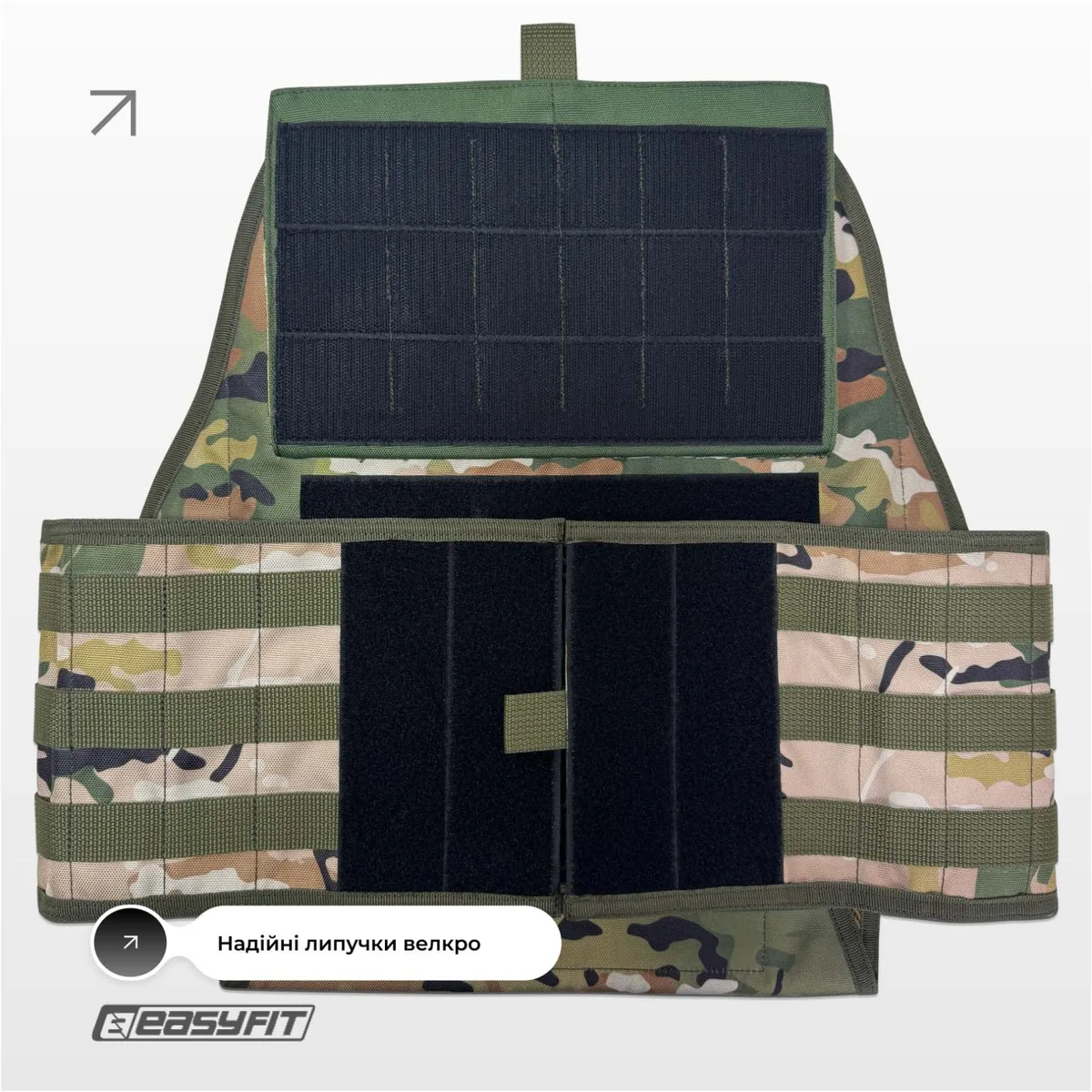 Плитоноска тактичний жилет Cordura 1050 розмір універсальний Multicam Original Classic