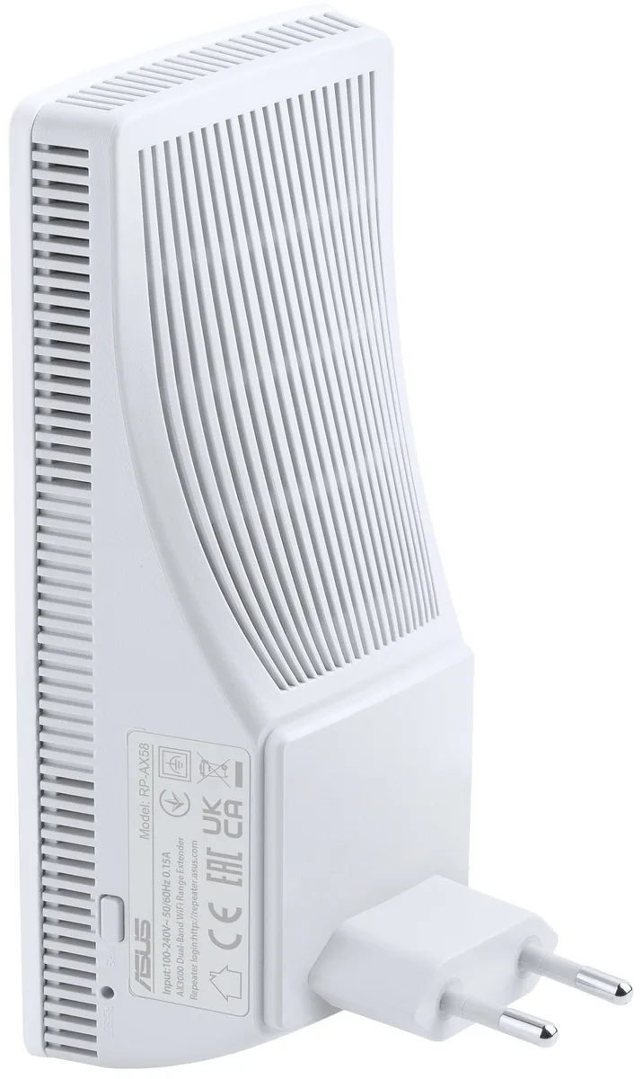 Розширювач покриття WiFi ASUS AX3000 1xGE LAN MESH 3 антени чорний