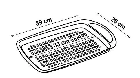 Деко PYREX вуглецева сталь 33х25 см прямокутна антипригарна