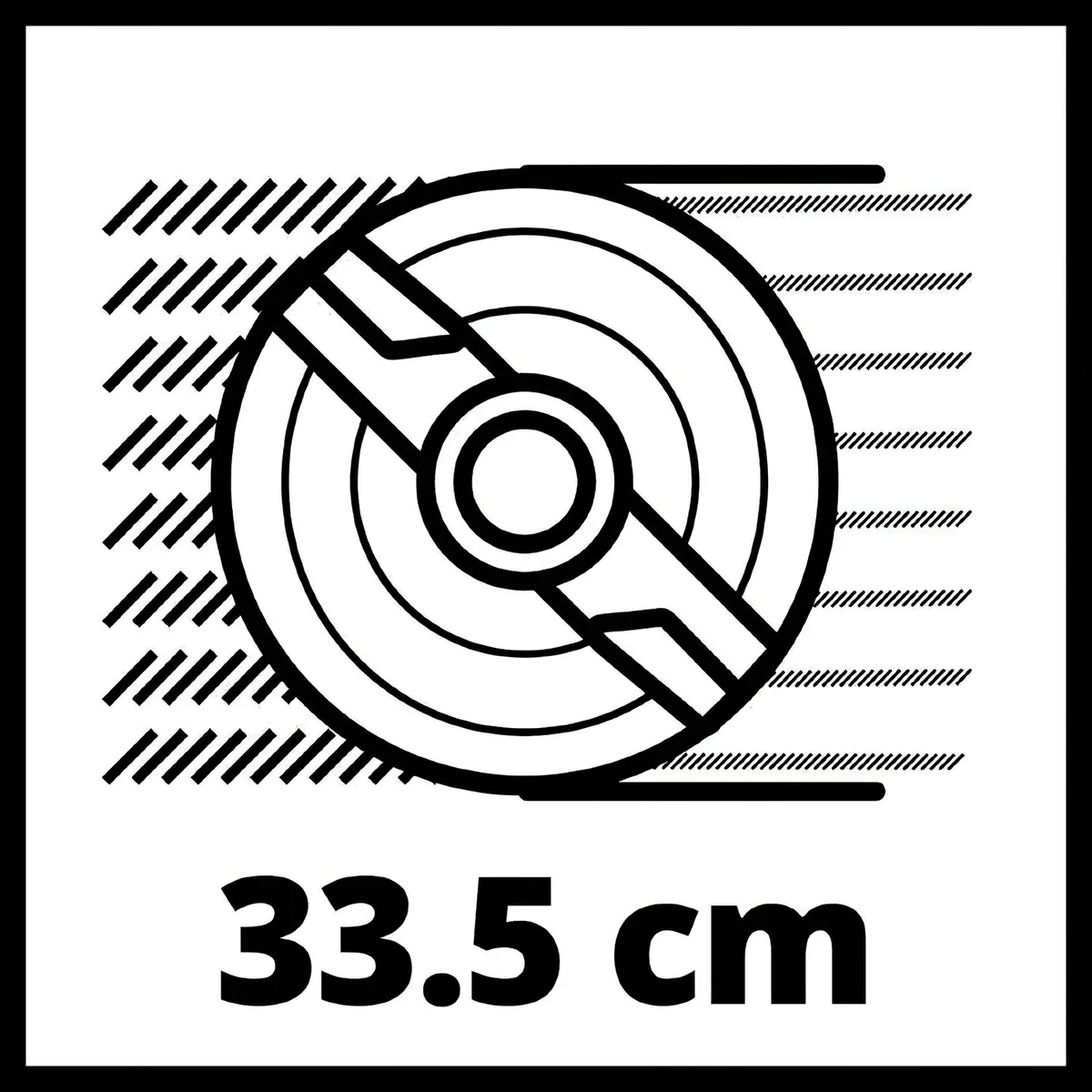 Акумуляторна газонокосарка Einhell PXC GE-CM 36/34-1 Li 36В (18+18) з шириною скошування 33 см, об'ємом травозбірника 30 л, регулю