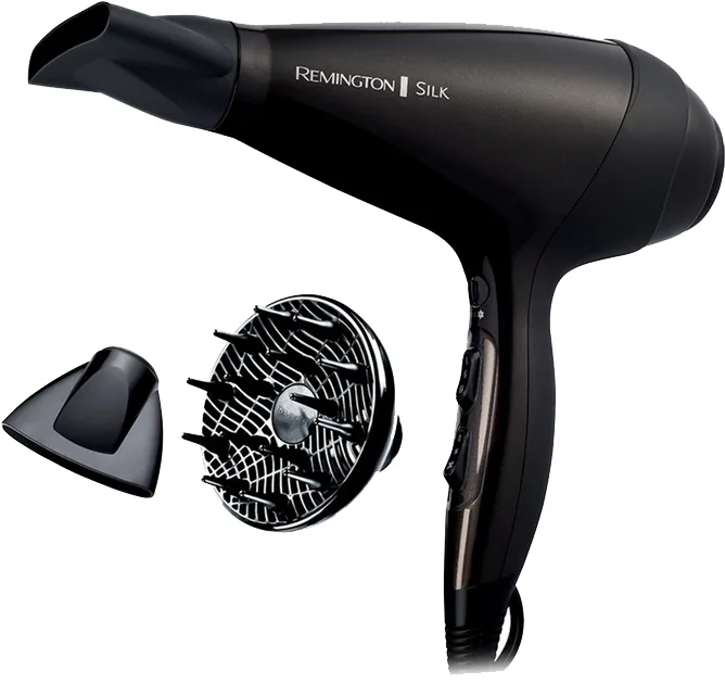 Фен Remington 2400 Вт чорний з іонізацією та концентраторами 29,2х21х8,8 см