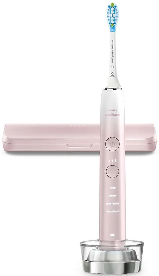 Електрична зубна щітка Philips Sonicare DiamondClean Prestige 9900, 62 тис. коливань/хв, з 1 насадкою, технологія SenseIQ, зарядни
