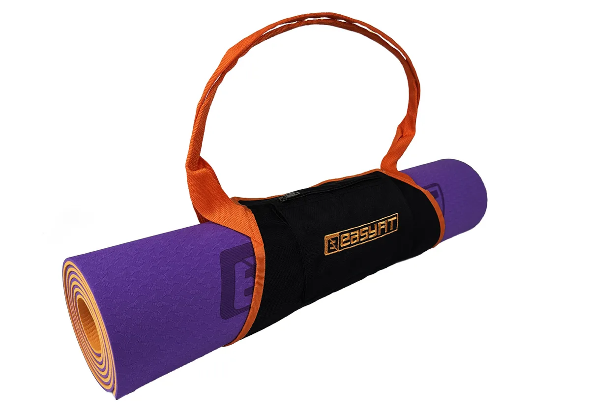 Сумка EasyFit Кордура 58х38 см Оранжева для йога килимка