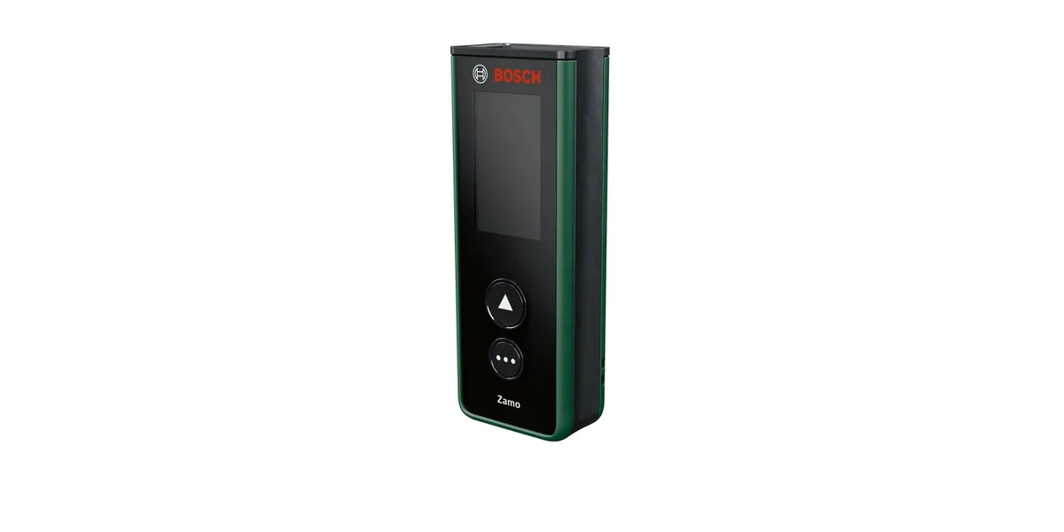 Лазерний далекомір Bosch Zamo, діапазон 0.15-25м, точність ±2мм, вага 0.08кг.
