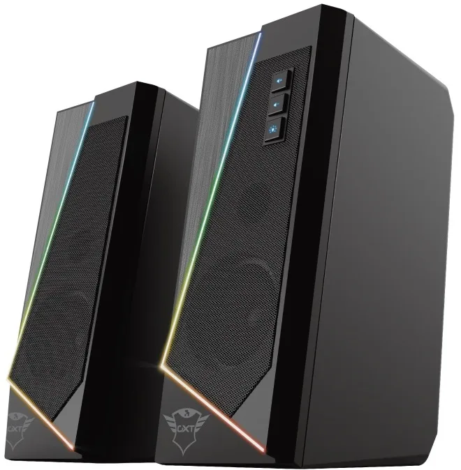 Акустична система Trust GXT 609 Zoxa 2.0, USB/AUX, RGB, чорний