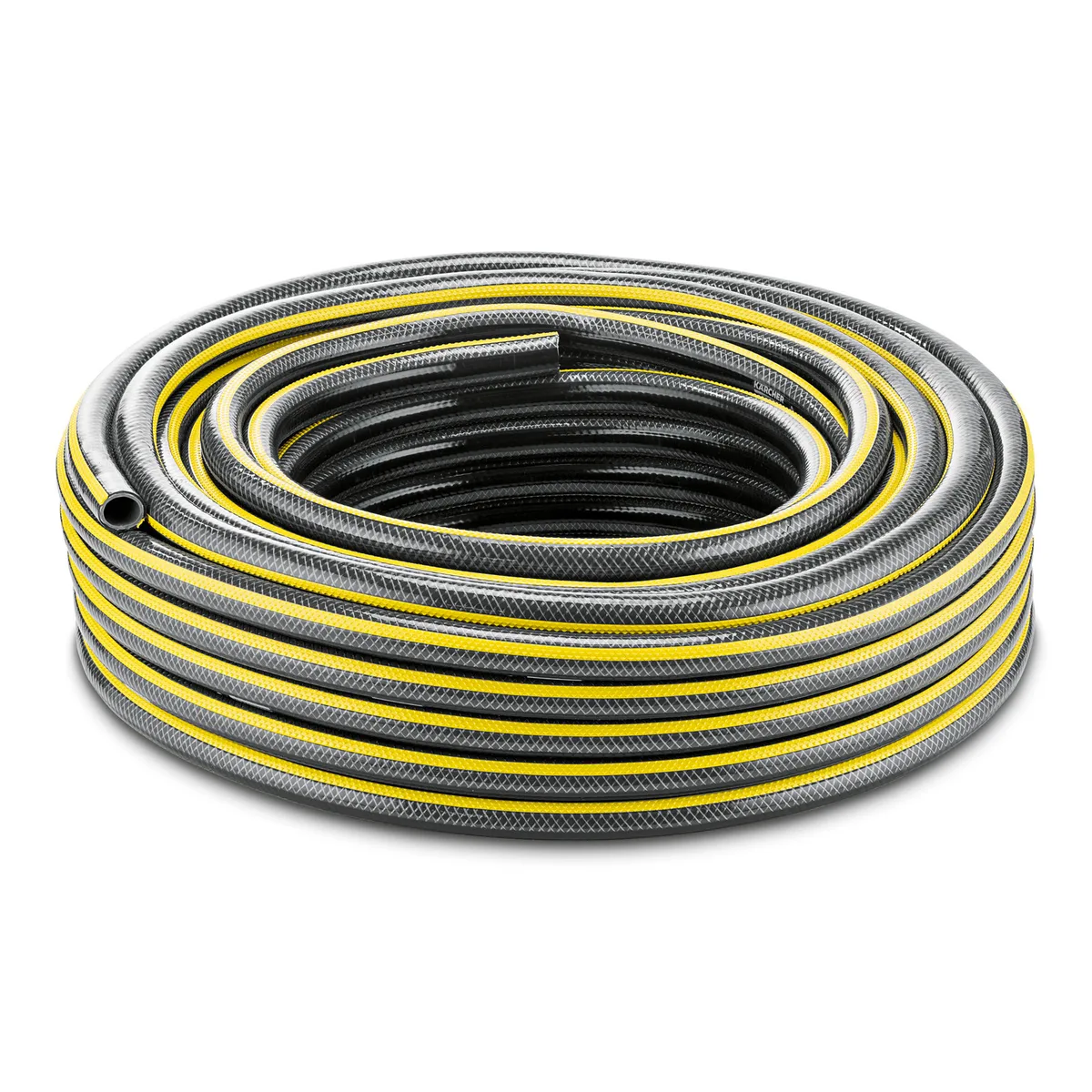 Садовий шланг Karcher Performance Plus 3/4" 25м, трислойний, витримує тиск до 30 бар, температурний діапазон -20...+60°C.