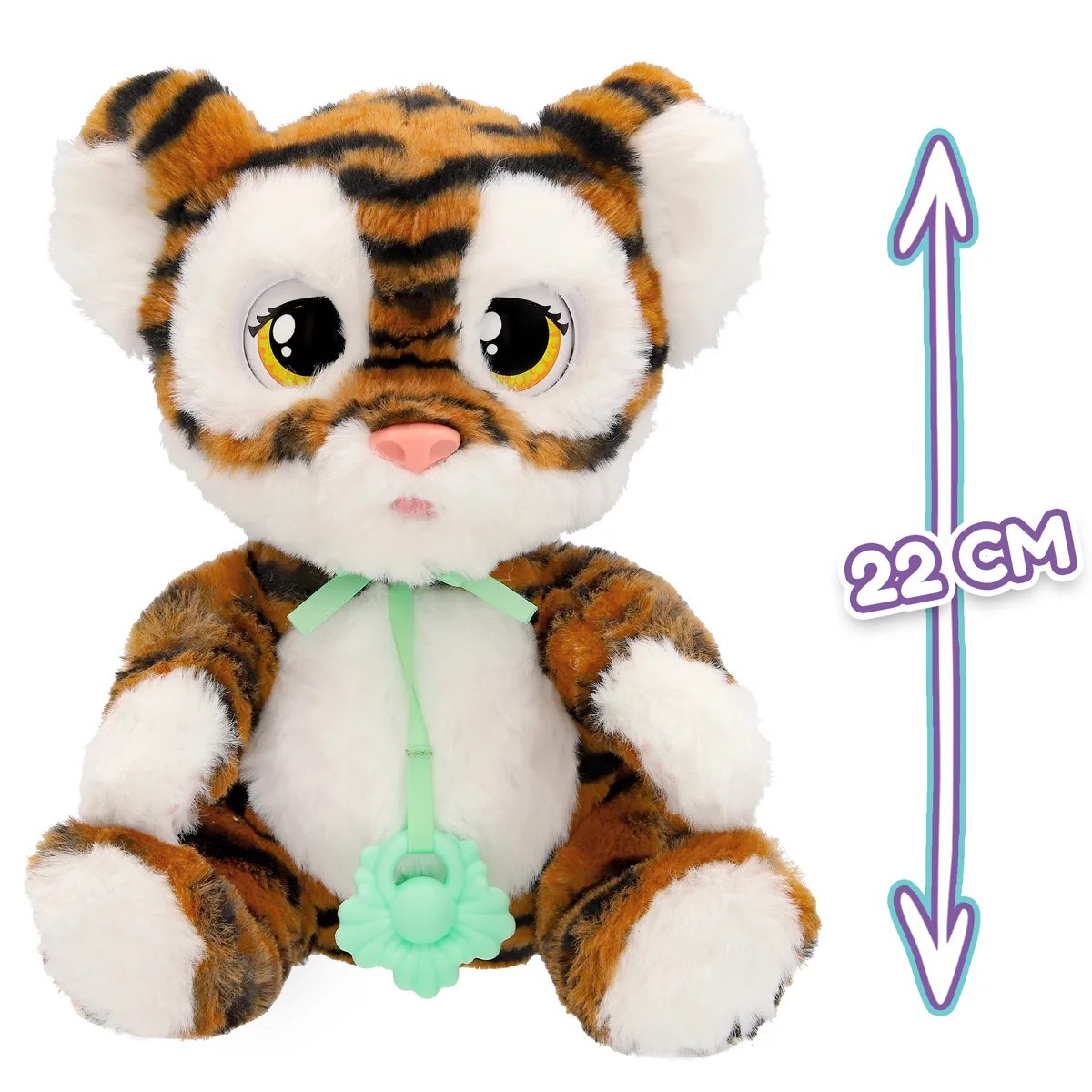 Інтерактивна іграшка Baby Paws текстильна 22х19х22 см Тигреня