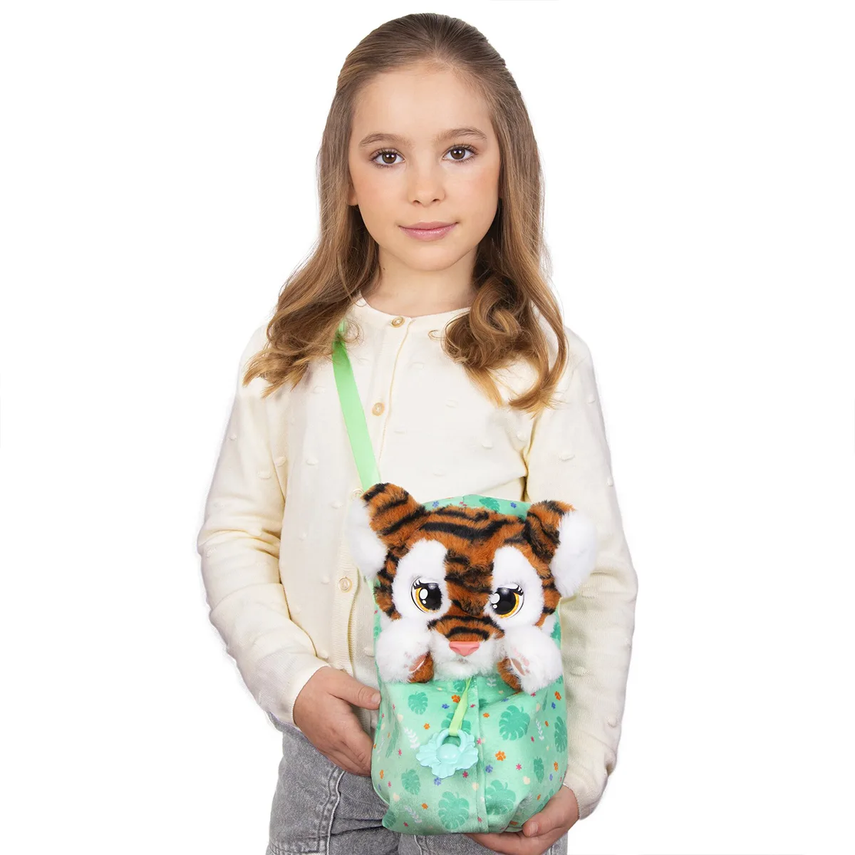 Інтерактивна іграшка Baby Paws текстильна 22х19х22 см Тигреня