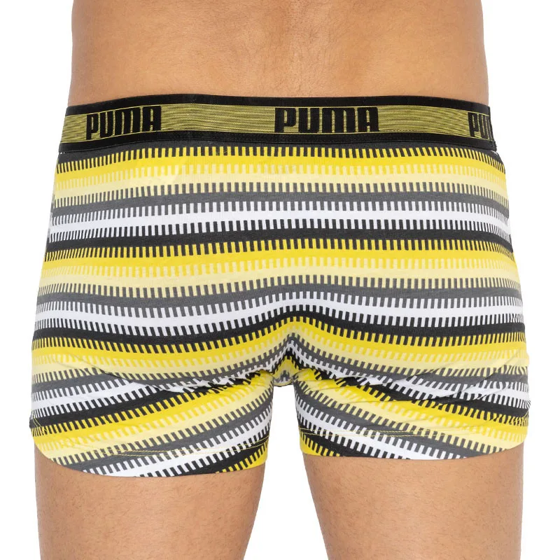 Труси-шорти Puma бавовна M білий сірий чорний жовтий 2 пари