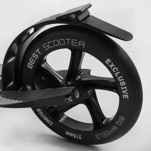 Самокат алюмінієвий Best Scooter з PU колесами 230мм для дітей та дорослих.