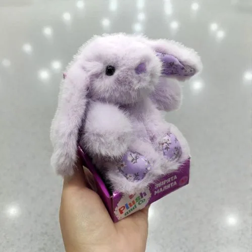 М'яка іграшка Plush and Co Зайка для дітей з м'якого текстилю