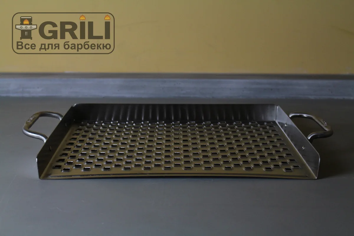 Деко для гриля Broil King нержавеющая сталь 39х33 см металлик