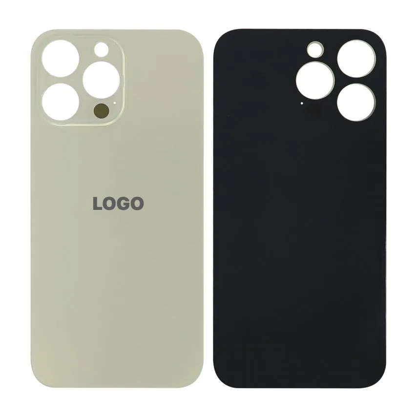 Задня кришка Apple золота 14 Pro Max Original Quality великий виріз під камеру