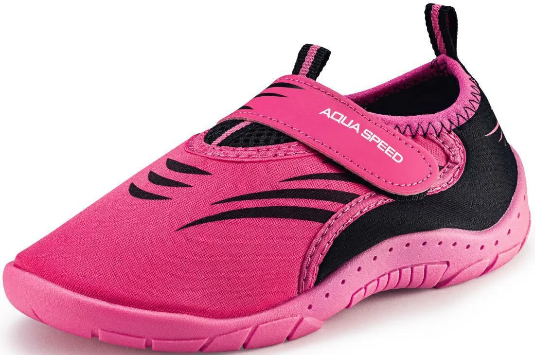 Аквашузи Aqua Speed TPR гума 28 рожеві чорні унісекс