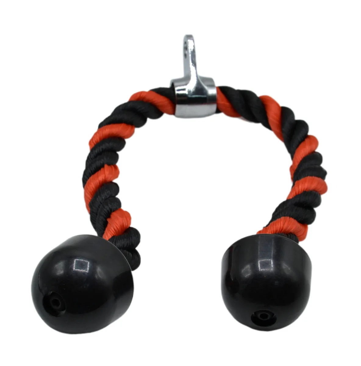 Канат для трицепса Active Point Нейлон 70 см Чорний/Червоний