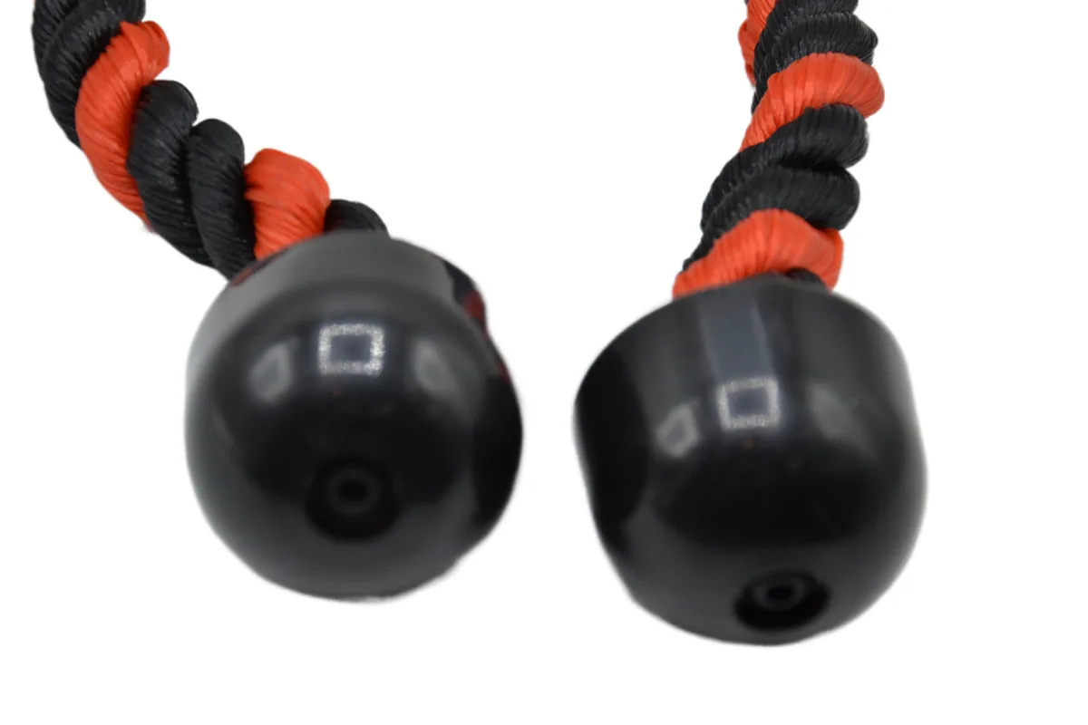 Канат для трицепса Active Point Нейлон 70 см Чорний/Червоний