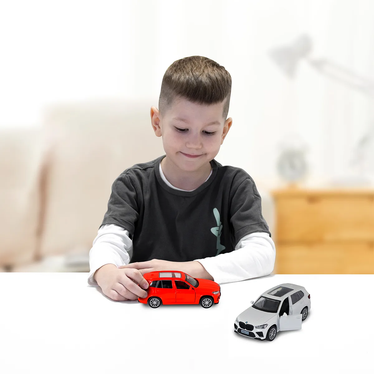 Автомодель TechnoDrive метал 11,5х5,1х4 см біла червона