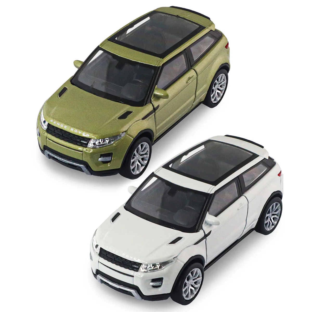 Автомодель TechnoDrive метал 11,5 см біла зелена