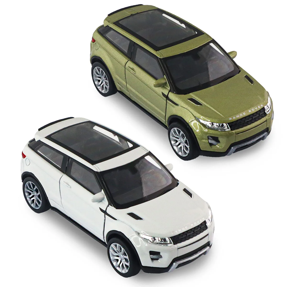 Автомодель TechnoDrive метал 11,5 см біла зелена