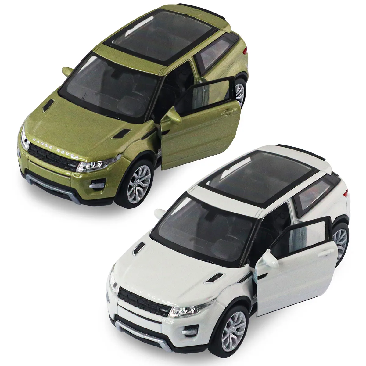 Автомодель TechnoDrive метал 11,5 см біла зелена