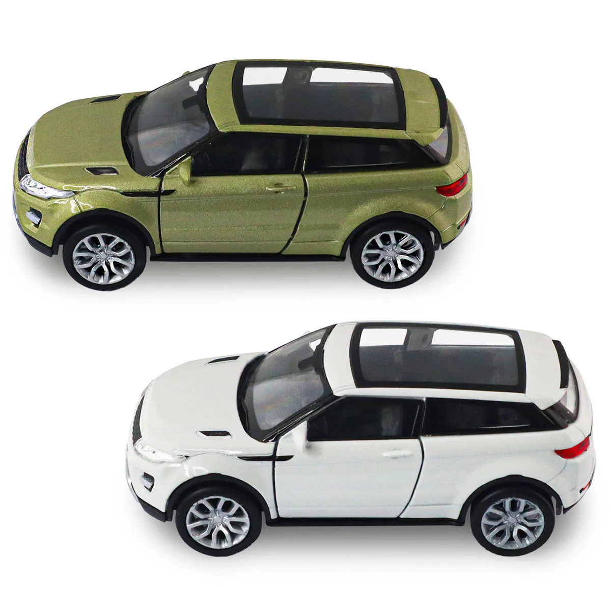 Автомодель TechnoDrive метал 11,5 см біла зелена