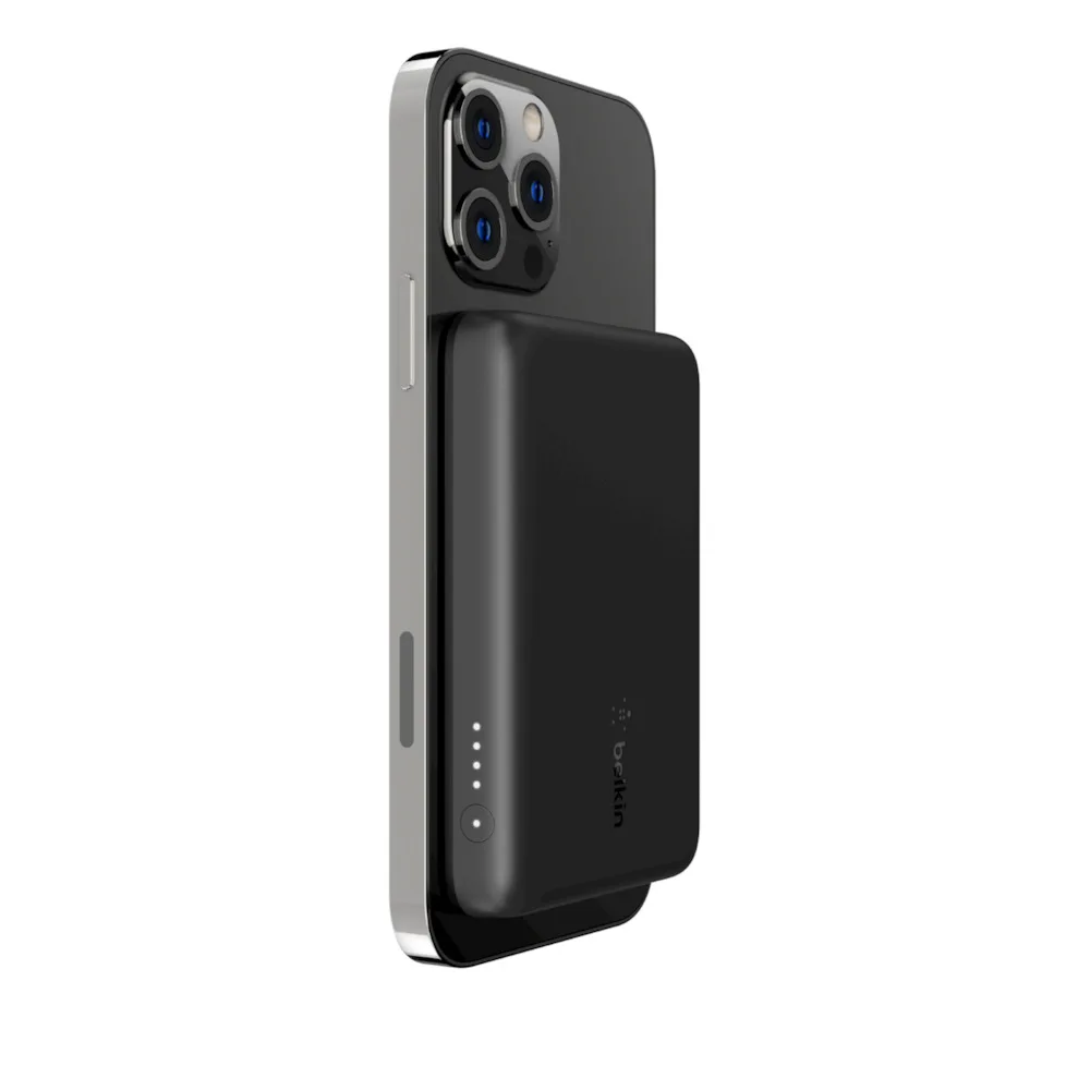 Акумулятор портативний літій-іонний Power Bank Belkin 2500мА·год, 7,5Вт, Magnetic, чорний