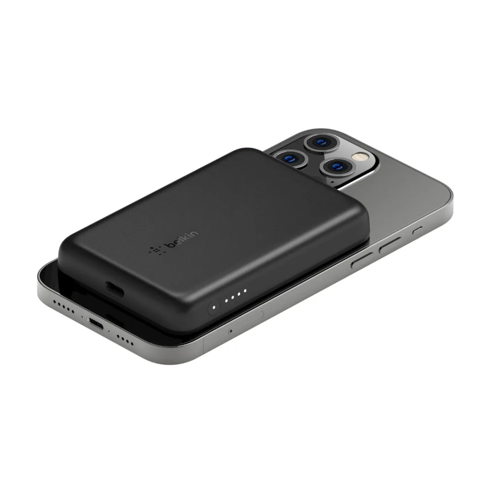 Акумулятор портативний літій-іонний Power Bank Belkin 2500мА·год, 7,5Вт, Magnetic, чорний