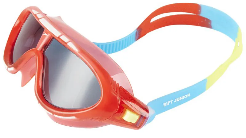 Окуляри маска Speedo TPE OSFM червоний блакитний салатовий для плавання
