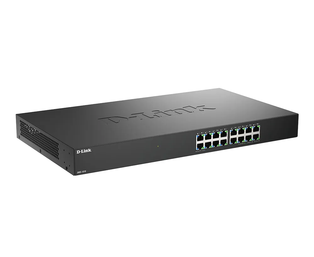 Коммутатор D-Link DMS-1016 16x2.5GE, Некоммутируемый