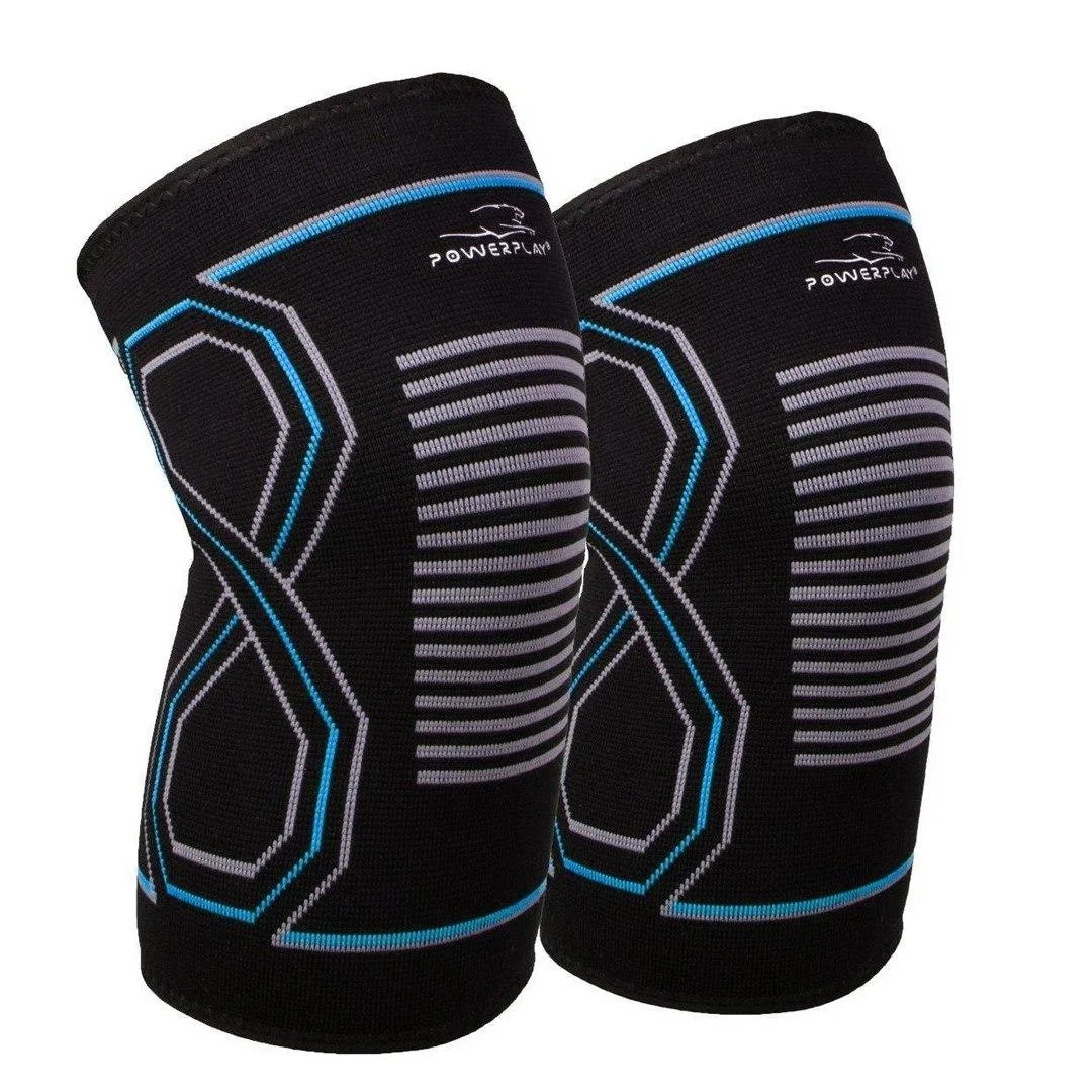 Наколінники спортивні Active Point бавовна L/XL чорні сині