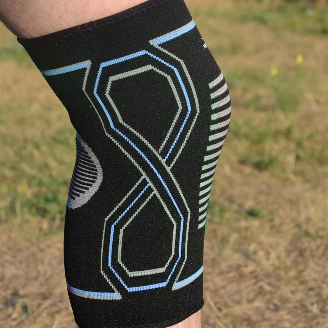 Наколінники спортивні Active Point бавовна L/XL чорні сині