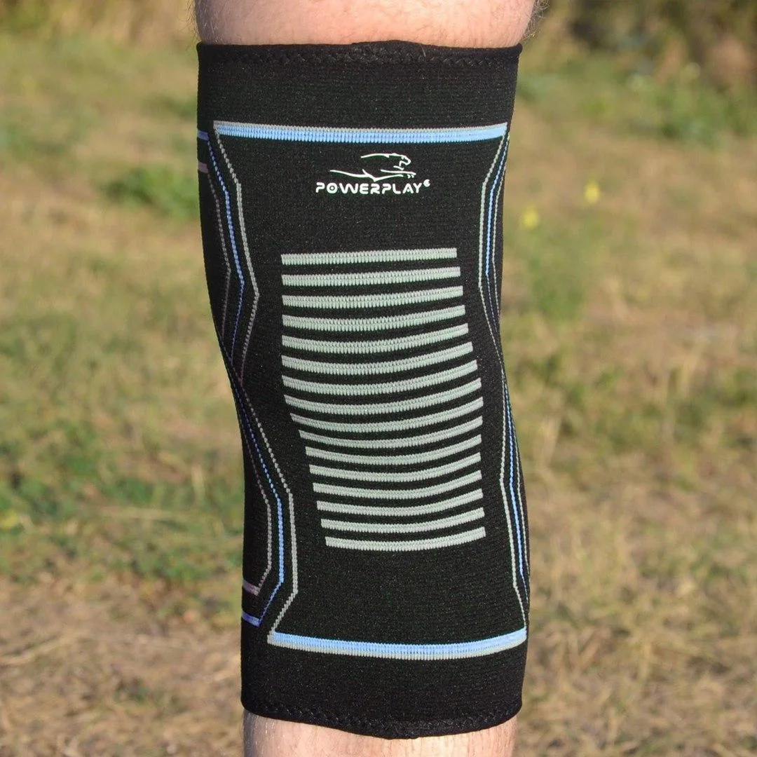 Наколінники спортивні Active Point бавовна L/XL чорні сині