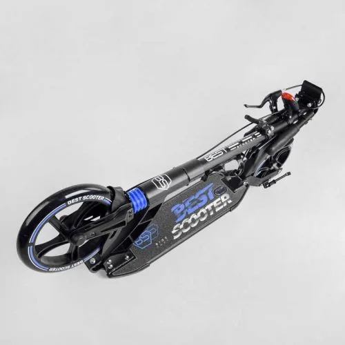 Самокат двухколесный Best Scooter с дисковым тормозом и амортизаторами для детей и взрослых