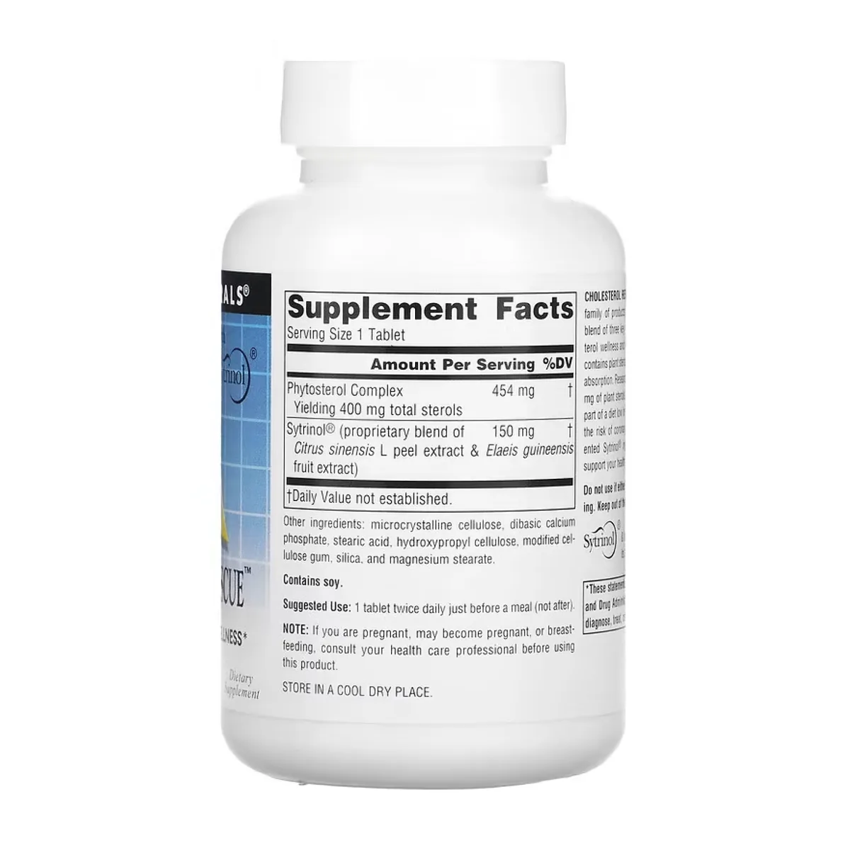 Cholesterol Rescue Source Naturals 604 мг 60 таблеток натуральная добавка для уровня холестерина